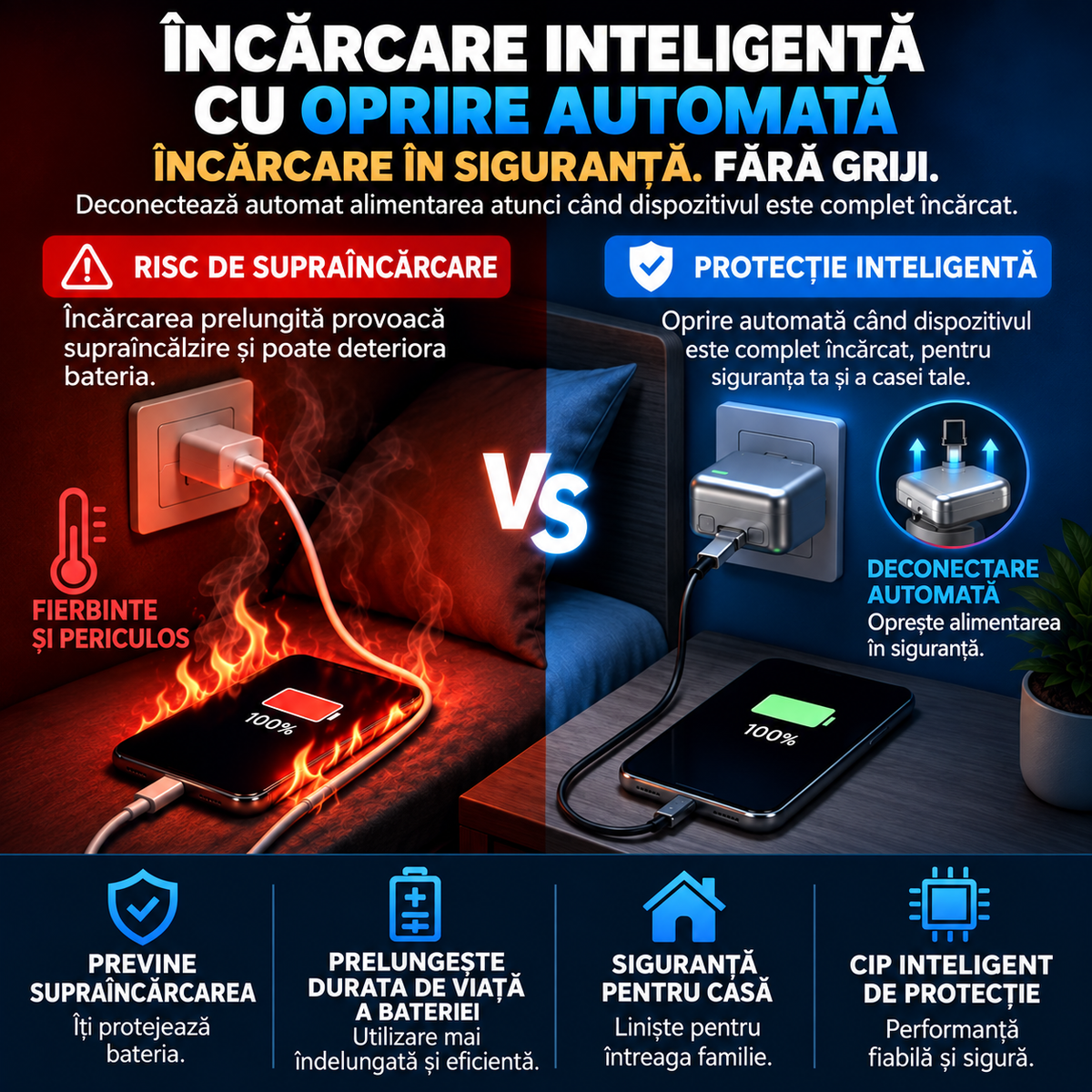 Încărcător cu Decuplare Automată
