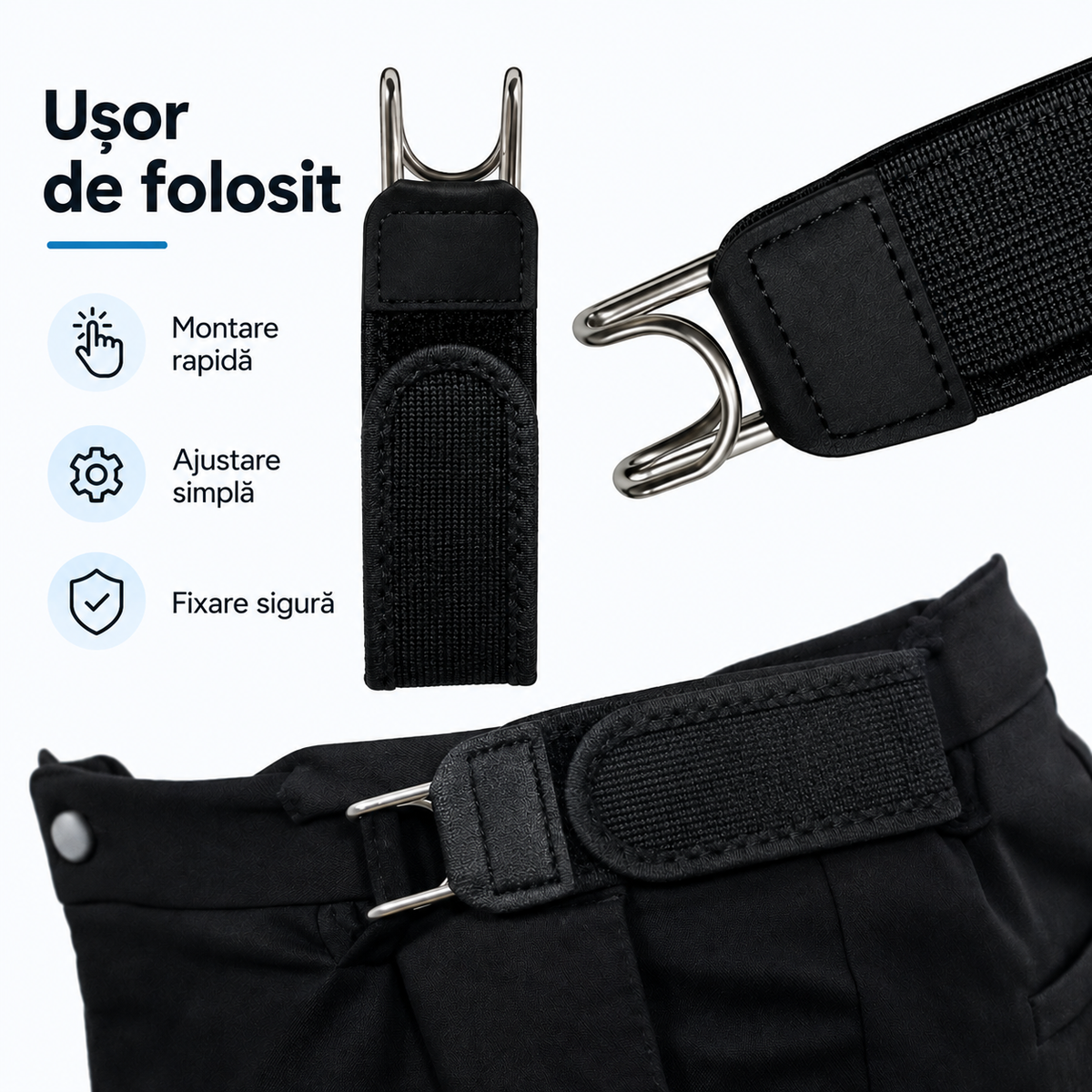 Curea Fără Cataramă – Elastică, Reglabilă și Discretă